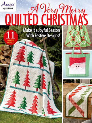 A Very Merry Quilted Christmas Pattern Book by Annies Quilting