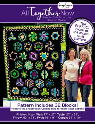 All Together Now Quilt Pattern by Snapdragon Qulting 