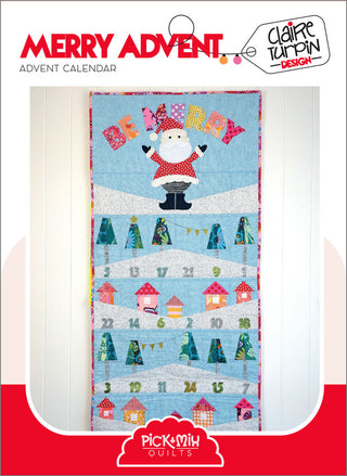 Merry Advent  Advent Calendar Pattern by Claire Turpin Designs