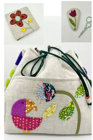 Tweedle Dee Project Bag Pattern by Sarah Fielke