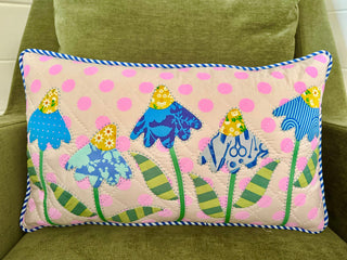 Coneflower Cushion Pattern by Sarah Fielke
