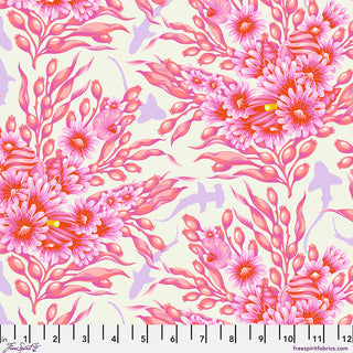 Tula Pink Floral Reef Delphine PWTP267 per mtr - Pre-Order arriving April May 2026