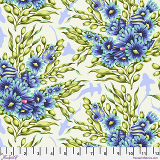Tula Pink Floral Reef PWTP267.Marine per mtr - Pre-Order arriving April May 2026  