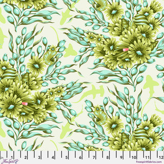 Tula Pink Floral Reef PWTP267.Seagrass per mtr - Pre-Order arriving April May 2026  