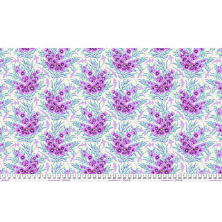 Tula Pink Floral Reef PWTP267.Ultraviolet per mtr - Pre-Order arriving April May 2026  