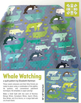 Elizabeth Hartman Whale Watching Quilt Pattern 