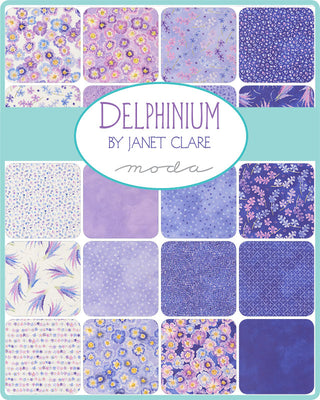 Moda Delphinium by Janet Clare Layer Cake 10" squares 42 pcs