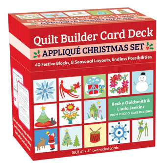 Quilt Builder Card Deck Applique Christmas Set