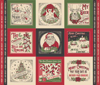 Moda Holiday Cheer by Stacy Iest Hsu 20978-11 (Block Panel) each