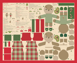 Moda Holiday Cheer by Stacy Iest Hsu 20979-11 (Toy Panel) ea