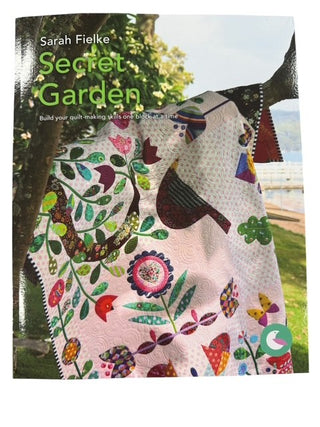 Secret Garden Quilt Pattern Book with Instructional Videos by Sarah Fielke