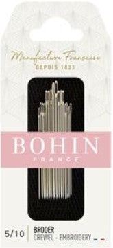 Needles Bohin Hand Embroidery needle assorted size 5-10