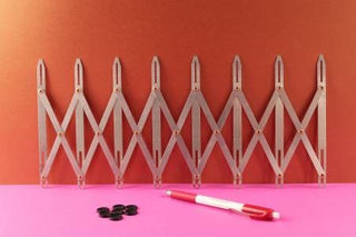 Button Expanding Gauge Silver (8 button)