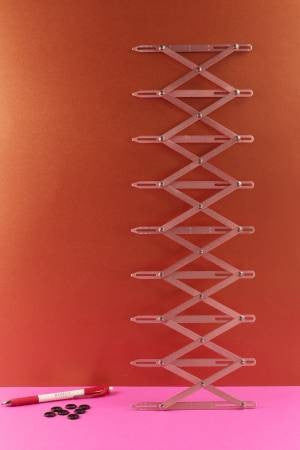 Button Expanding Gauge Pink (9 buttons)