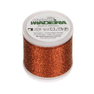 Madeira Metallic Thread Nylon/Polyester 40 Copper (#28) 220yds