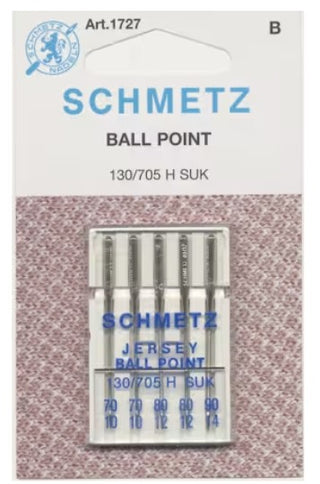 Schmetz Ballpoint Needles  Asst 70/80/90 PK5