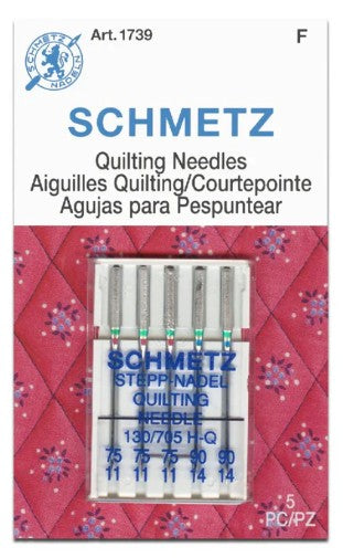Schmetz Quilting Needles Assortment 75-90 Pk 5