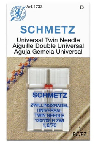 Schmetz Twin Needle 1.6mm 70/10