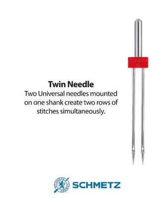 Schmetz Twin Needle 2.0mm 80/12