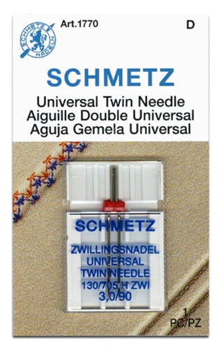Schmetz Twin Needle 3.0mm 90/14
