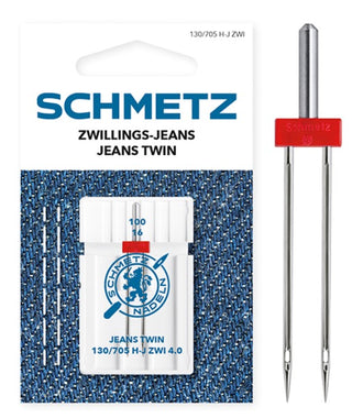 Schmetz Twin Jeans Needle 4.0mm 100/16