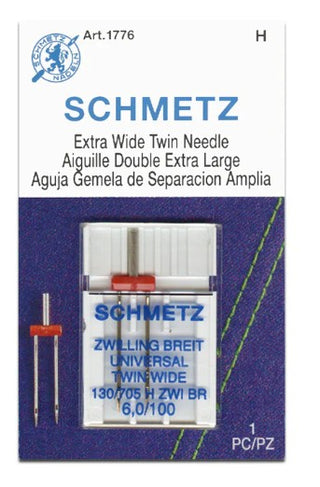 Schmetz Twin Needle 6.0mm 100/16