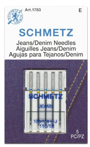 Schmetz Jeans Needles 110/18 PK 5