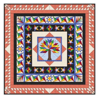 Queen of Stitching Tree of Life Block of the Month Embroidery Designs