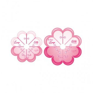 Clover Flower Frill Templates Small