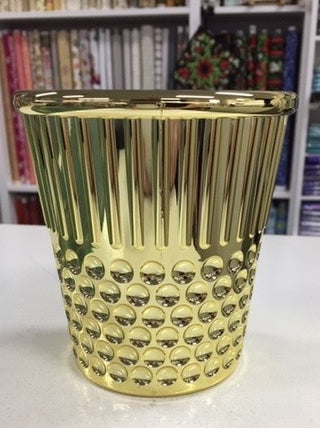 Giant Thimble Container GOLD Finish