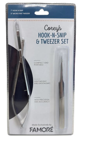 Corey's Hook-N-Snip & Tweezer Set