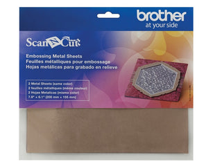 Brother Scan n Cut Metal Sheet Bronze X 2 Pce CAEBSBMS1