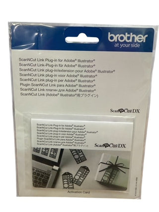 Brother Scan n Cut Link Plug-in for Adobe Illustrator Activation Card CADXSNCLNK1