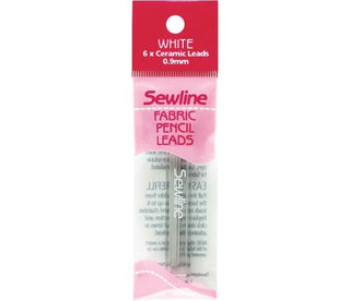 Sewline Fabric Pencil Refil Leads White 0.9mm