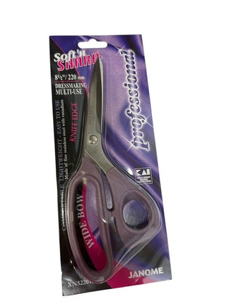 Janome 8.5" 220mm Knife Edge Multi-Use Dressmaking Scissors