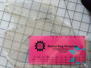 Boxed Bag Template by Carolina Moore 