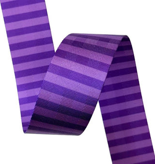 Sassafras Lane 2" Webbing Purple Stripe per mtr