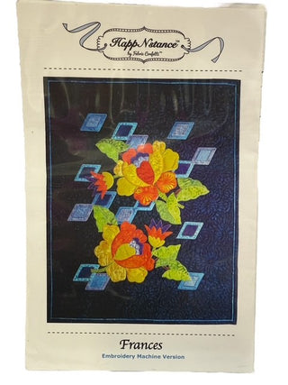 Frances Machine Applique Embroidery Design CD by Fabric Confetti