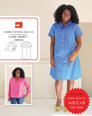 Camp Shirt & Dress Pattern by Liesl and Co