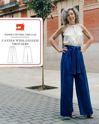 Cannes Wide-Legged Trousers Pattern by Liesel and Co