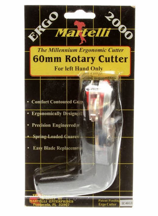 Martelle Rotary Cutter Ergonomic Left Handed 60mm
