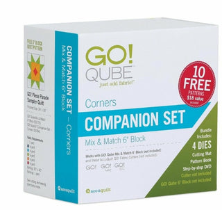 Accuquilt Go! Qube  6" Companion Set Corners (55784)
