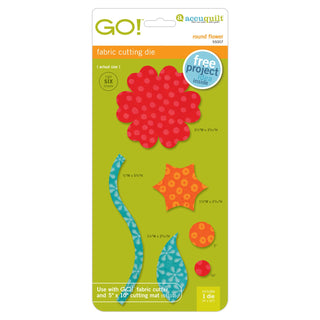 Accuquilt Go! Round Flowers (55007)