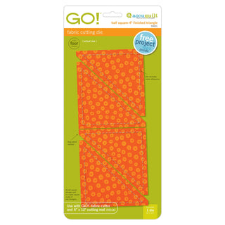 Accuquilt Go! Half Square 4" finished (55031)