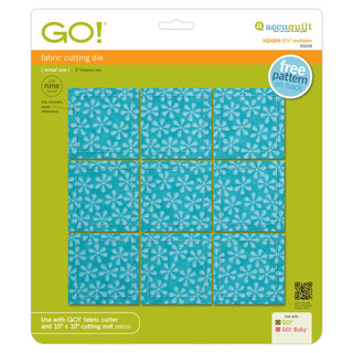 Accuquilt Go! Square 2.5" Multiples (55059)