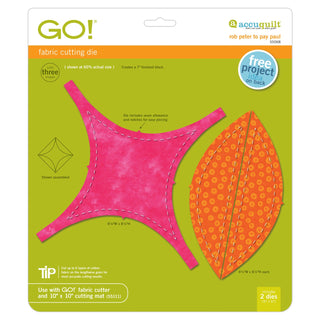 Accuquilt Go! Rob Peter to Pay Paul 7" Finished (2 Die Set) (55068)