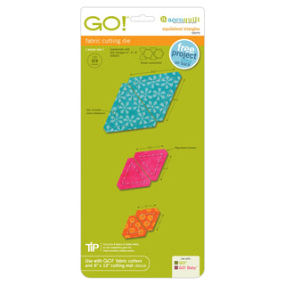 Accuquilt Go! Equilateral triangles (55079)