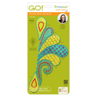 Accuquilt Go! Heather Feather #1 by Sarah Vedler (55087)