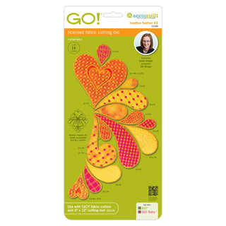 Accuquilt Go! Heather Feather #2 by Sarah Vedler (55088)