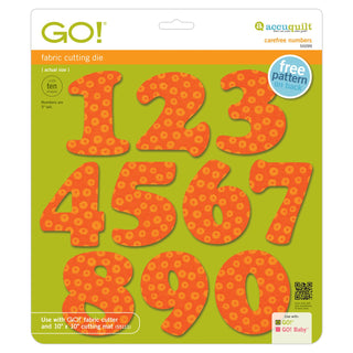 Accuquilt GO! Carefree Numbers (55099)